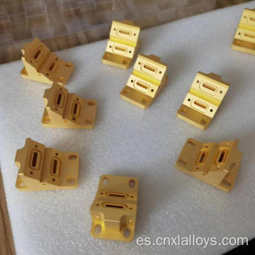 Portador de piezas de oro de aleación mo-cu